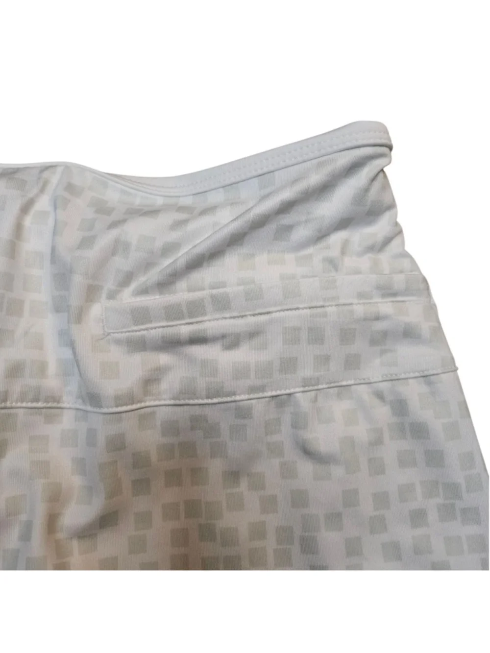 Nike XS White Green Patterned Dri Fit Athletic Skort